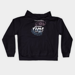 Somewhere between time and space Kids Hoodie